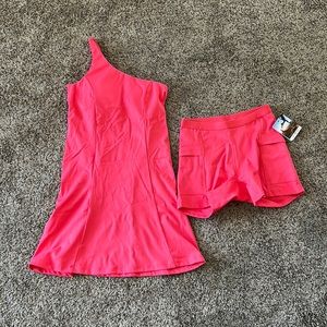 AMAZON one shoulder exercise dress size XS